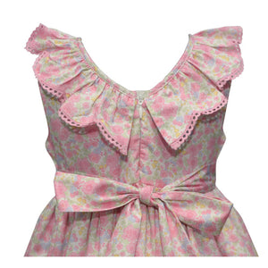 Cotton Kids Pink Floral Dress