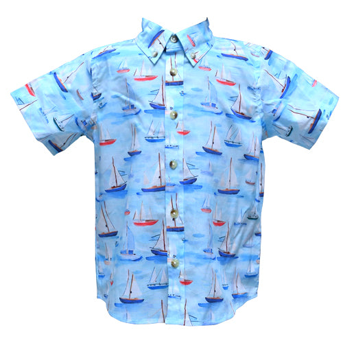 Cotton Kids Sailboat Shirt