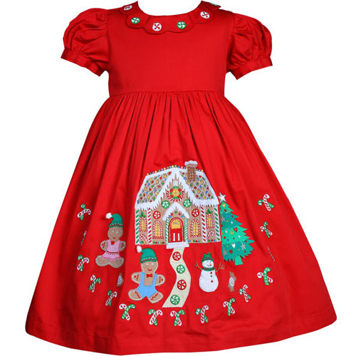 Cotton Kids Red Gingerbread House