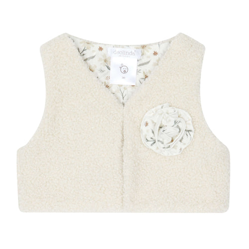 Deolinda Ivory Sherpa Vest