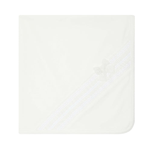 Deolinda Ivory Velour Blanket