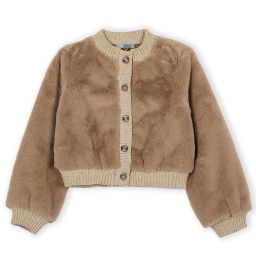 Dr. Kid Mouline Beige Furry Jacket