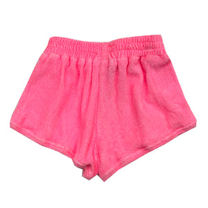 Flowers by Zoe Neon Pink Button Shorts