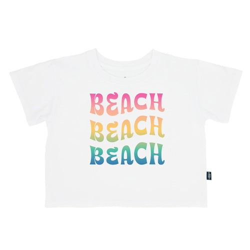 Feather 4 Arrow White "Beach" Tee