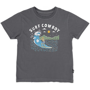 Feather 4 Arrow Charcoal Surf Cowboy Vintage Tee Shirt