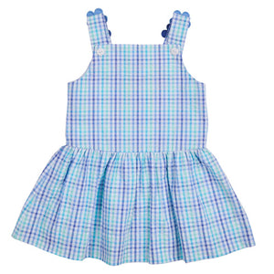 Florence Eiseman Blue Plaid Seersucker Dress