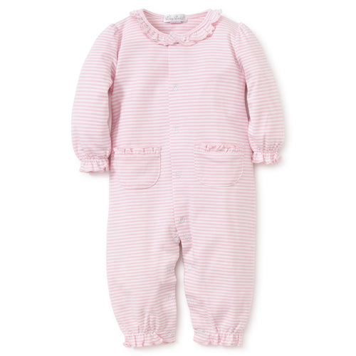 Kissy Kissy Simple Pink & White Stripe Playsuit
