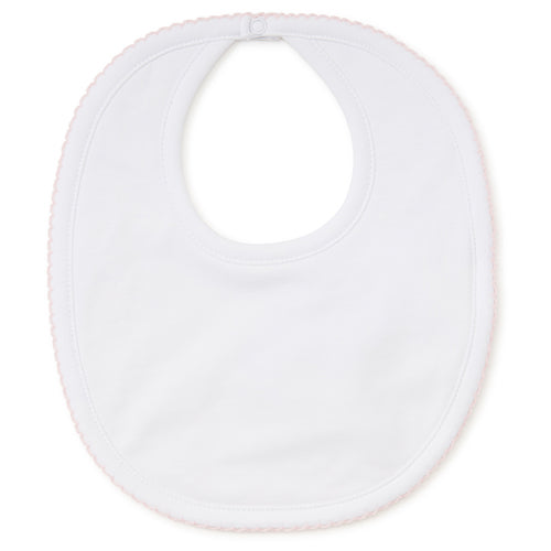 Kissy Kissy White & Pink Bib