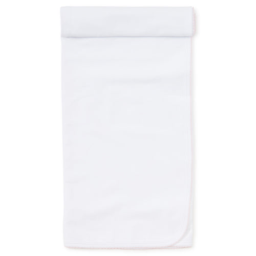 Kissy Kissy White & Pink Blanket
