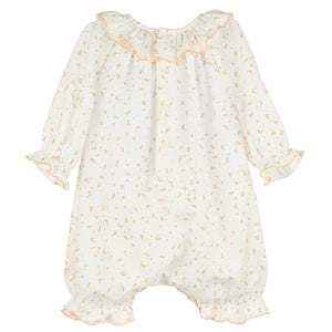 Luli & Me Lt Gold Tiny Floral Bubble