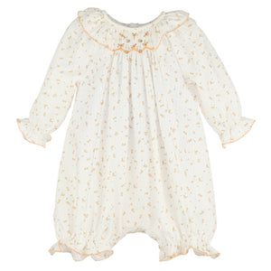 Luli & Me Lt Gold Tiny Floral Bubble