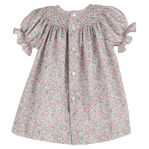 Luli & Me Wildberry Smocked Dress