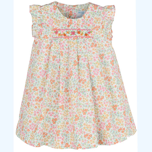 Luli & Me Pink Easter Garden Dress