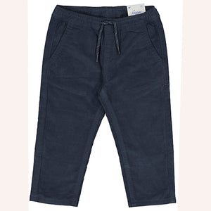 Mayoral Navy Blue Micro Corduroy Pants