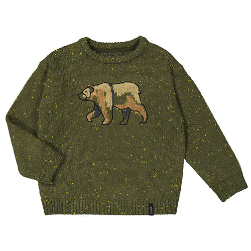 Mayoral Forest Sweater with Bear