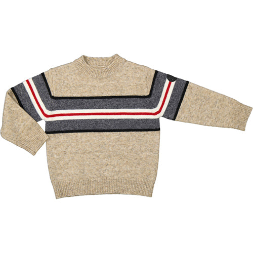 Mayoral H. Almond Stripe Sweater