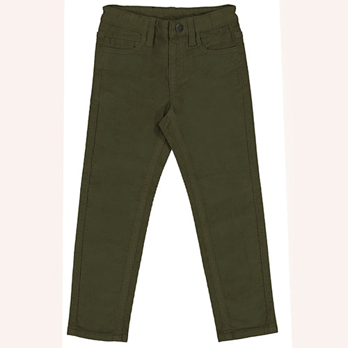 Mayoral Moss Green Corduroy 5 Pocket Jeans