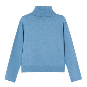 Mayoral Ocean Blue Turtle Neck Shirt