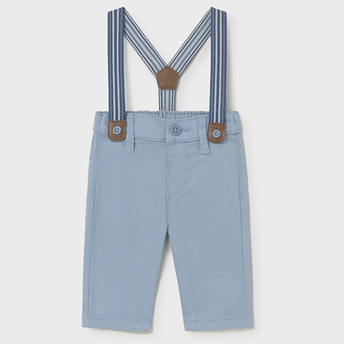 Mayoral Regatta Blue Pants with Suspenders