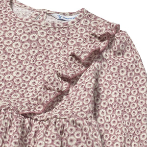 Mayoral Bambula Dusty Rose Flower Blouse