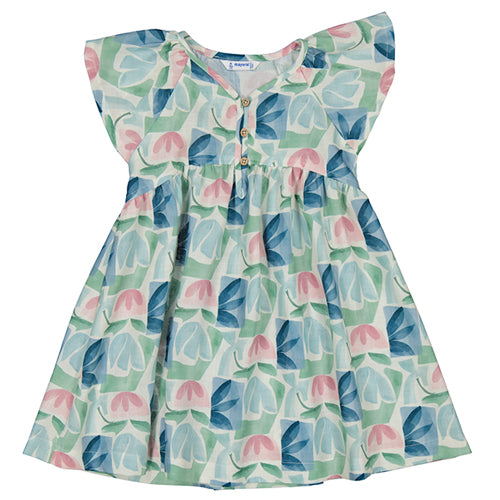 Mayoral Mint Festival Floral Dress