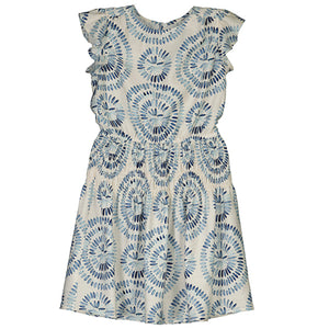 Mayoral Lake Blue Batik Dress