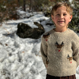 Me & Henry Ruby Reindeer Sweater