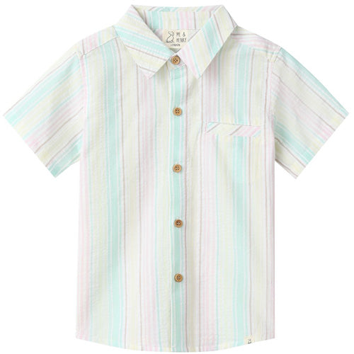 Me & Henry Newport Green Stripe Shirt - arriving 2-18-2026