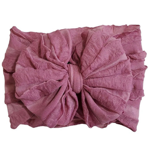 RR -RH-Mulberry Ruffle Headband
