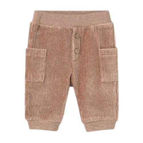 Mayoral - Truffle Brown Corduroy Knit Pants