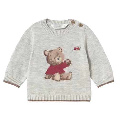 Mayoral - Teddy Bear & Airplane Sweater