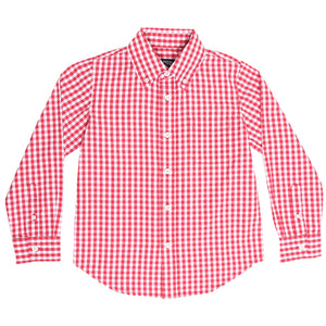 Pedal Red and White Check Shirt