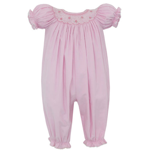 Petit Bebe - Charlotte Pink Corduroy Long Bubble