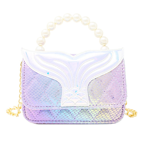 Zomi Gems - TT2196 - Mermaid Tail Purple Pearl Purse