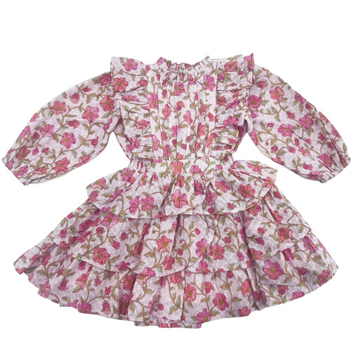 Alto Modas - Rebecca Pink Floral Dress