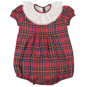 Sal & Pimenta Christmas Magic Tartan Romper