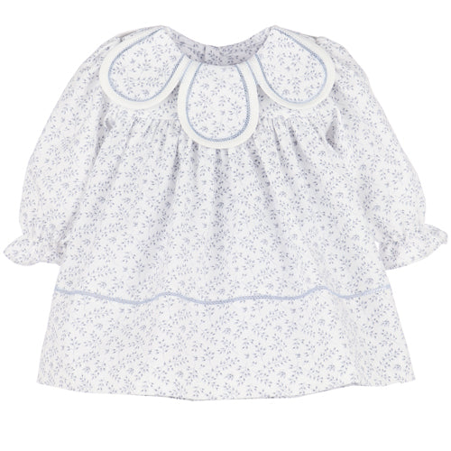 Sophie & Lucas Steel Blue Branches Dress