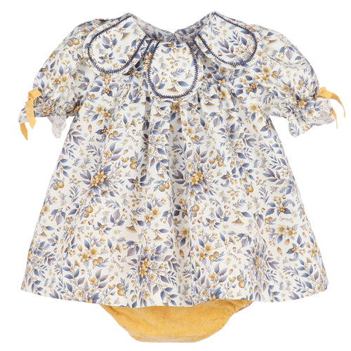 Sophie & Lucas Marigold Petal Dress & Bloomers