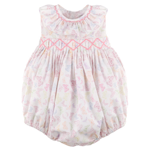 Sophie & Lucas - 26SS42-PT - Flutter Fields Smocked Bubble