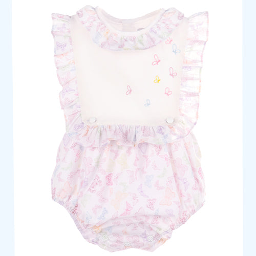 Sophie & Lucas - 26SS43-PT - Flutter Fields Floral Overall Set