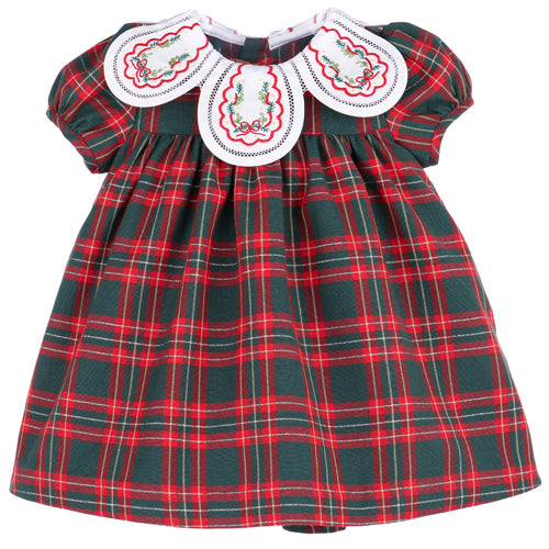 Sophie & Lucas Holiday Plaid Petal Dress