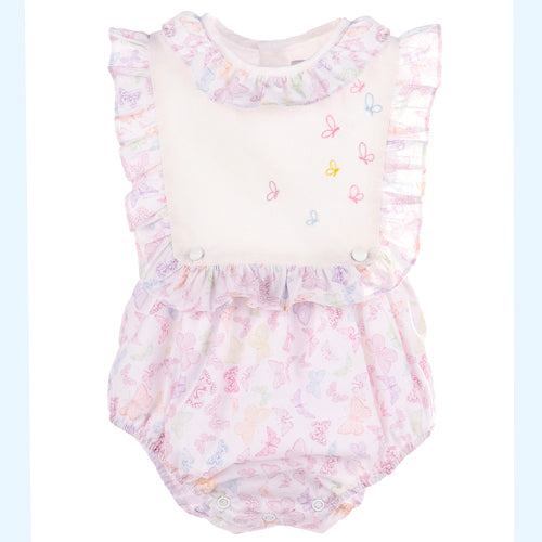 Sophie & Lucas - 26SS43-PT - Flutter Fields Floral Overall Set