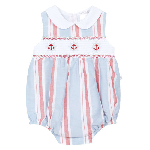 Deolinda "Seaside" Anchor Smocked Bubble