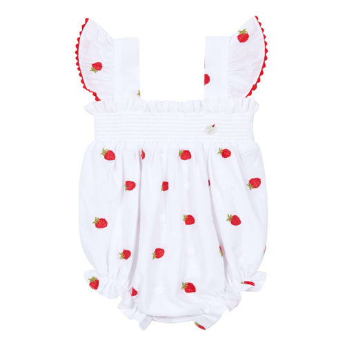 Deolinda "Licia" White and Red Strawberry Bubble