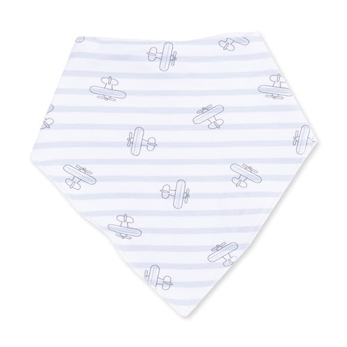 Angel Dear - Airplane Stripe Bandana Bib
