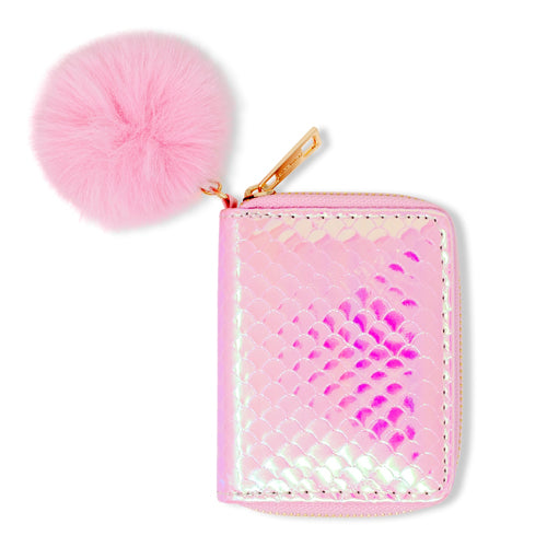 Mermaid Pink Scale Wallet