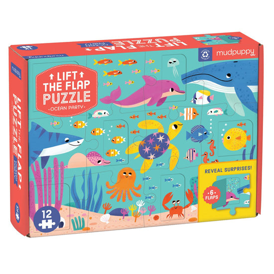 Ocean Party LIft-the-Flap Puzzle