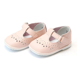 Angel Mary Jane Lt Pink Leather Shoes