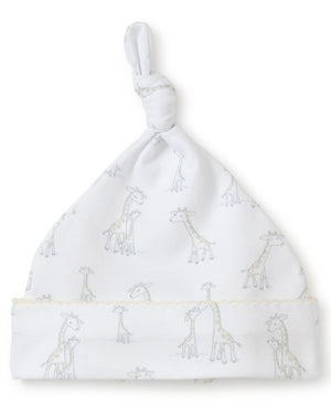 Kissy Kissy Giraffe White & Silver Footie